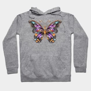 Bejeweled Butterfly #9 Hoodie